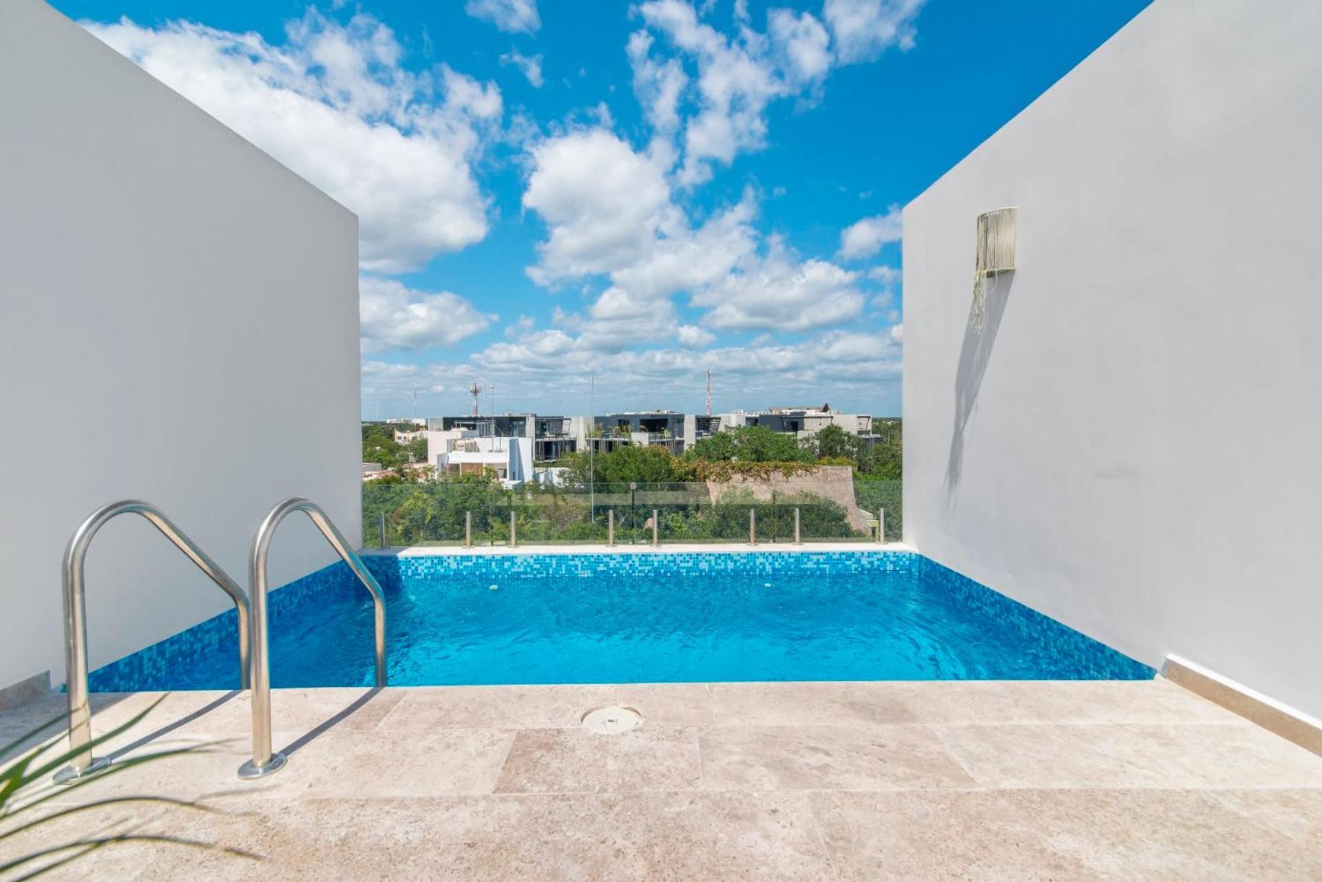 Serenity In The Sky - Studio With Rooftop And Plunge Pool Apartment Tulum Exterior photo